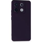 Bezos Xiaomi Redmi Note 13 Pro 5g Uyumlu Kılıf Nano Içi Kadife Silikon - Mor - 3030 Sempatik