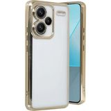 Bezos Xiaomi Redmi Note 13 Pro Plus Uyumlu Kılıf Lensli Silikon - Gold - 3030 Sempatik