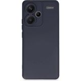 Bezos Xiaomi Redmi Note 13 Pro Plus Uyumlu Kılıf Nano Içi Kadife Silikon - Lacivert - 3030 Sempatik