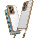 Bezos Xiaomi Redmi Note 13 Pro Plus Uyumlu Kılıf Penta Silikon Kılıf - Çöl Titanyum - 3030 Sempatik