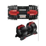 Bezt 2li Premium Sports Ayarlanabilir Dambıl Seti 24KG Kırmızı