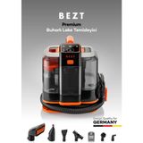 Bezt Premium 1600W 20Kpa 120°C Buharlı Koltuk ve Halı Yıkama Makinesi Vakumlu Leke Çıkarıcı 7 Aksesuarlı Detaylı Temizlik Robotu - Gri