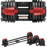 Bezt Premium Sports Ayarlanabilir 3 In 1 Halter Kettlebell Dambıl seti 24KG Kırmızı - 24 kg