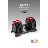 Bezt Premium Sports Ayarlanabilir Dambıl Seti 24kg (KIRMIZI)