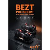 Bezt Pro Sports 2'li 40 kg Ayarlanabilir Dambıl Seti