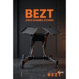 Bezt Pro Sports Ağırlık Standı - 24 Kg Uyumlu Dambıl Seti Organizer Rafı Ev Tipi Fitness Depolama Standı