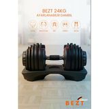 Bezt Pro Sports Ayarlanabilir Dambıl Set 24Kg Kırmızı