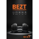 Bezt Pro Sports Ayarlanabilir Dambıl Seti Siyah