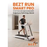 Bezt Run Smart Pro 3.5 HP Otomatik Eğimli Katlanabilir Soğutucu Fanlı Koşu Bandı (160 kg Kapasite / 120cm X 50 cm Geniş Bant)