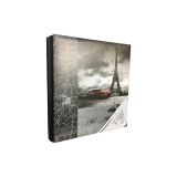 BF Albüm 10X15 500'Lük Manzaralı Beyaz Sayfalı Fotoğraf Albümü (KIRMIZI ARABALI)