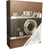 Bf Albüm Fotoğraf Albümü 15X21 100'LÜK Renkli Desenli - Açık Kahverengi - 15 x 21 cm