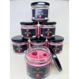BF Candle El Yapımı Kokulu Mum, Çilek Aromalı, Cam Kavanoz, 210-250 gr, 25-47 Saat Yanma Süresi