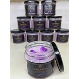BF Candle El Yapımı Lavanta Kokulu Mum, Cam Kavanoz, 210-250 Gram, Modern Tasarım, Dekoratif, 25-43 Saat Yanma Süresi