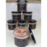 BF Candle El Yapımı Tarçın Kokulu Mum, Cam Kavanoz, 210-250 Gram, Modern Tasarım, Dekoratif, 25-41 Saat Yanma Süresi