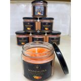 BF Candle Mandalina Kokulu Mum, El Yapımı, Cam Kavanoz, 210-250 gr, 25-45 Saat Yanma Süresi