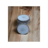 BFHOME Doğal Ahşap Odun Dilimi 11-14 cm Bardak Altlığı Magnet Hobi 2 Adet boyama ve etkinlik
