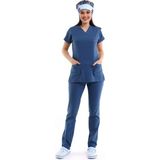 Bflex Yarasa Kol Forma Takım - 4802 Petrol Mavi