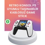 Bfs Kompakt Retro Oyun Konsolu | P5 Gamepad ile Eski Günlere Dönün
