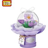 Bfs LZ1297 Loz Ledli Orkide Buketi Block Oyuncak 272 Parça - 02-Sarı