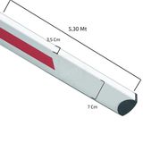 Bft ELL-5 5 mt Alüminyum Dikdörtgen Bariyer Kolu