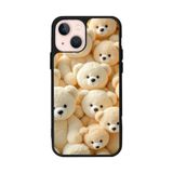 BG AKSESUAR Apple iPhone 13 ile Uyumlu Oyuncak Temalı, Mat Siyah, Yumuşak Silikon, Şok Emici Kapak Kılıf