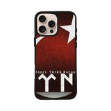 BG AKSESUAR Apple iPhone 13 Pro Max ile Uyumlu Göktürkçe Türk Yazılı, Mat Siyah, Yumuşak Silikon, Şok Emici Koruyucu Kılıf