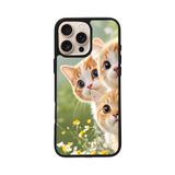 BG AKSESUAR Apple iPhone 14 Pro Max ile Uyumlu Kedi Figürü Baskılı, Mat Siyah, Yumuşak Silikon, Şok Emici Kapak Kılıf