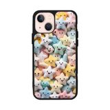 BG AKSESUAR Apple iPhone 15 Plus ile Uyumlu Oyuncak Temalı Silikon Kılıf, Mat Siyah, Şok Emici