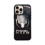 BG AKSESUAR Apple iPhone 15 Pro Max ile Uyumlu Göktürkçe Türk Yazılı Baskılı, Mat Siyah, Yumuşak Silikon, Şok Emici Koruyucu Kılıf