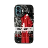 BG AKSESUAR Apple iPhone 16 ile Uyumlu Mat Siyah Silikon Kılıf, Göktürkçe Türk Yazılı, Şok Emici Koruyucu Kapak