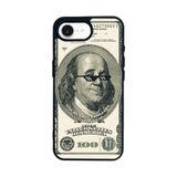 BG AKSESUAR Apple iPhone 16E ile Uyumlu Siyah Silikon Kılıf, Money Baskılı, Çiziklere ve Darbelere Karşı Koruma