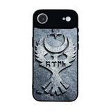 BG AKSESUAR Apple iPhone 17 Air Uyumlu Göktürkçe Türk Yazılı Baskılı, Mat Siyah, Yumuşak Silikon, Koruyucu, Şok Emici Kapak Kılıf