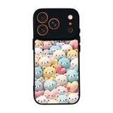 BG AKSESUAR Apple iPhone 17 Pro Max ile Uyumlu Oyuncak Temalı, Mat Siyah, Yumuşak Silikon, Şok Emici Kapak Kılıf