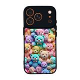 BG AKSESUAR Apple iPhone 17 Pro Max Uyumlu Oyuncak Temalı Baskılı, Mat Siyah, Yumuşak Silikon, Şok Emici Koruyucu Kılıf