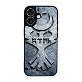 BG AKSESUAR Apple iPhone 17 Uyumlu Göktürkçe Türk Yazılı, Mat Siyah, Yumuşak Silikon, Şok Emici Koruyucu Kılıf