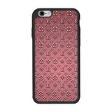 BG AKSESUAR Apple iPhone 6 Plus ile Uyumlu LouisVuitton Desenli Silikon Kılıf, Siyah, Çiziklere ve Darbelere Karşı Koruma