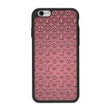 BG AKSESUAR Apple iPhone 6s Plus ile Uyumlu LouisVuitton Desenli Silikon Kılıf, Siyah, Çiziklere ve Darbelere Karşı Koruma