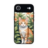 BG AKSESUAR Apple iPhone Air ile Uyumlu Siyah Silikon Kılıf, Kedi Desenli, Çiziklere ve Darbelere Karşı Koruma