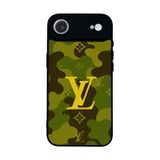 BG AKSESUAR Apple iPhone Air ile Uyumlu Siyah Silikon Kılıf, LouisVuitton Deseni, Çiziklere ve Darbelere Karşı Koruma