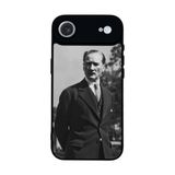 BG AKSESUAR Apple iPhone Air ile Uyumlu Siyah Silikon Kılıf, Mustafa Kemal Atatürk Baskılı, Çiziklere ve Darbelere Karşı Koruma