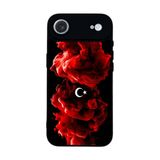 BG AKSESUAR Apple iPhone Air ile Uyumlu Siyah Silikon Kılıf, Türk Bayrağı Baskılı, Çiziklere ve Darbelere Karşı Koruma
