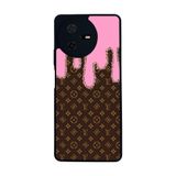 BG AKSESUAR Casper Via A40 Uyumlu Kılıf, LouisVuitton Deseni, Mat Siyah, Yumuşak Silikon, Şok Emici