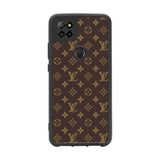 BG AKSESUAR Casper Via E30 Uyumlu Kılıf, LouisVuitton Deseni, Mat Siyah, Yumuşak Silikon, Şok Emici