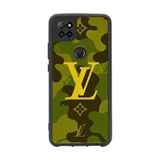 BG AKSESUAR Casper Via E30 Uyumlu Kılıf, LouisVuitton Tasarım, Siyah, Silikon, Şok Emici