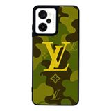 BG AKSESUAR Casper Via M40 ile Uyumlu Siyah Silikon Kılıf, LouisVuitton Deseni, Çiziklere ve Darbelere Karşı Koruma