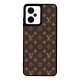BG AKSESUAR Casper Via M40 Uyumlu Kılıf, LouisVuitton Deseni, Siyah, Silikon, Çiziklere ve Darbelere Karşı Koruma
