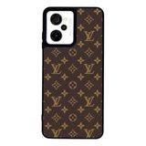 BG AKSESUAR Casper Via M40 Uyumlu Kılıf, LouisVuitton Deseni, Siyah, Silikon, Çiziklere ve Darbelere Karşı Koruma