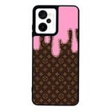 BG AKSESUAR Casper Via M40 Uyumlu Silikon Kılıf, LouisVuitton Deseni, Siyah