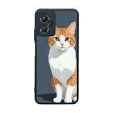 BG AKSESUAR Casper Via X30 ile Uyumlu Kılıf, Kedi Baskılı, Siyah, Yumuşak Silikon, Koruyucu, Şok Emici