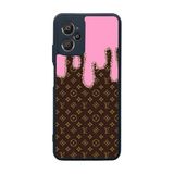 BG AKSESUAR Casper Via X30 ile Uyumlu Kılıf, LouisVuitton Tasarım, Siyah, Yumuşak Silikon, Koruyucu, Şok Emici
